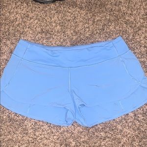 Sky blue Lululemon shorts